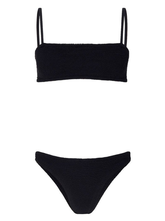 Black Gigi Crinkled Bikini