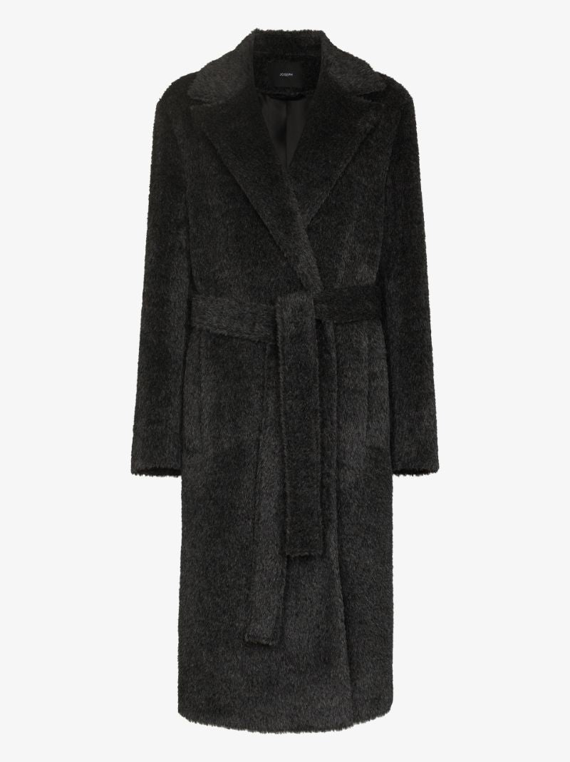 Cayla Textured Wool Coat
