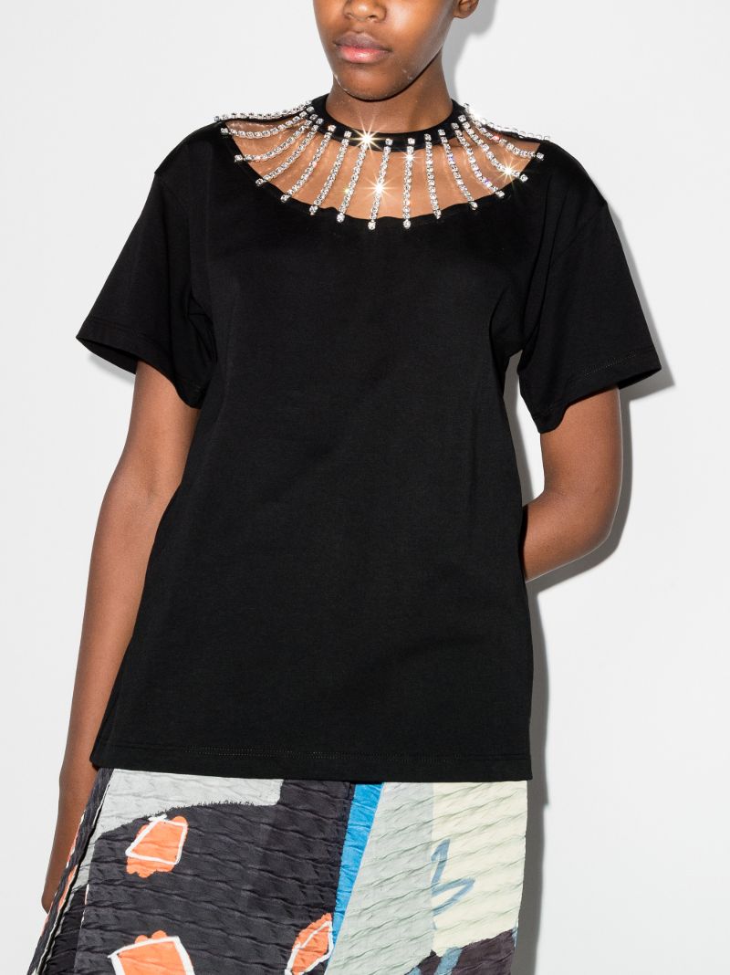 Cutout Crystal T-shirt