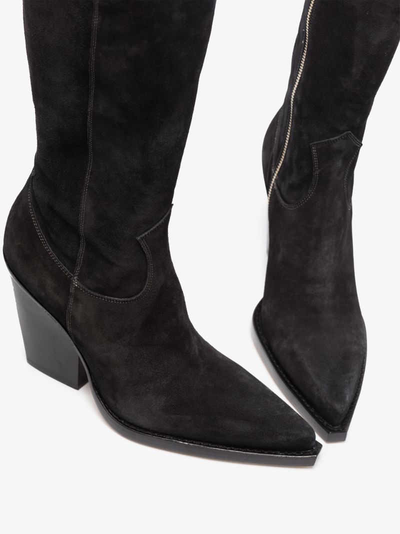 Black Vegas 100 Suede Boots