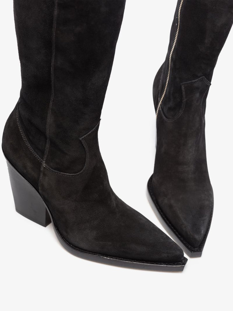 Black Vegas 100 Suede Boots