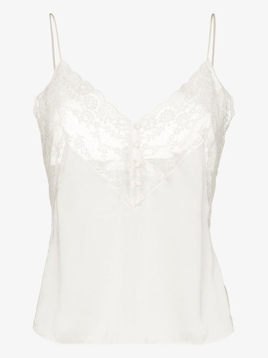 Lace-trim Tank Top