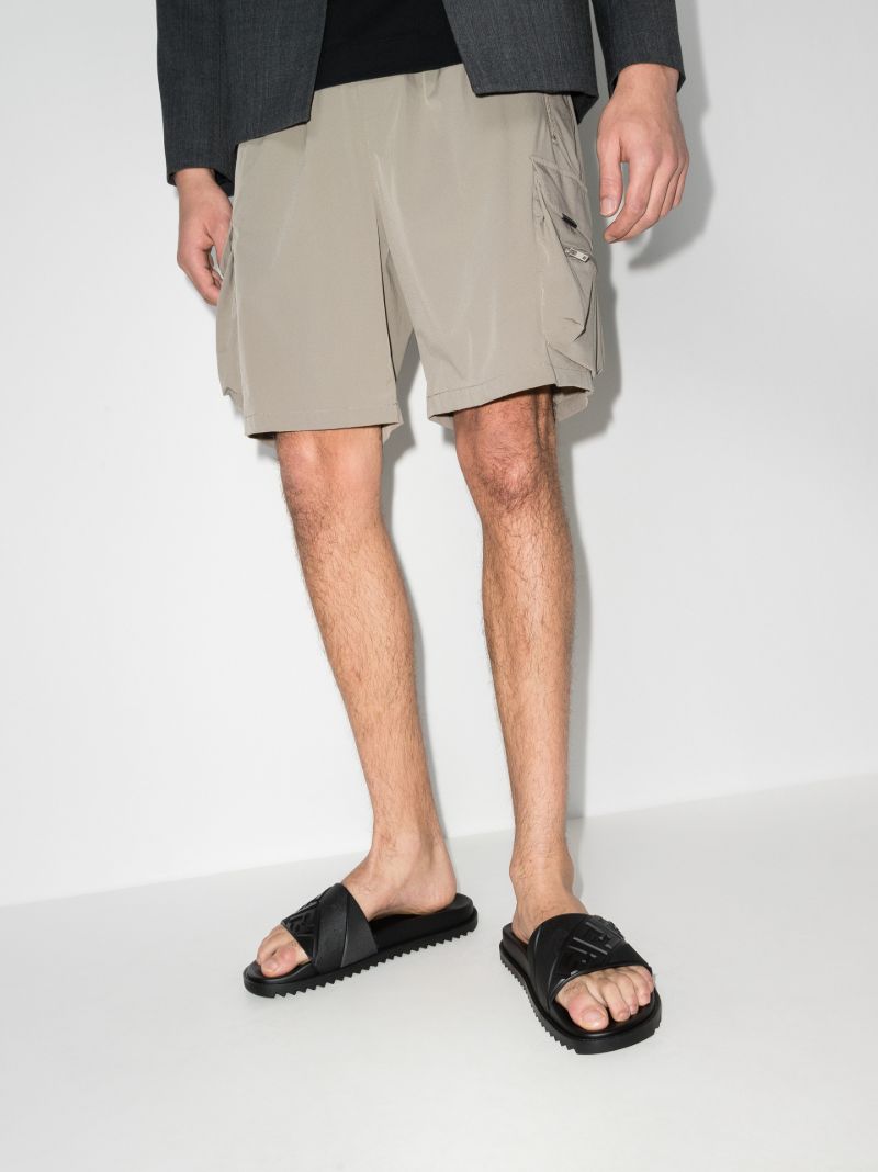 Black Ff Logo Pool Slides
