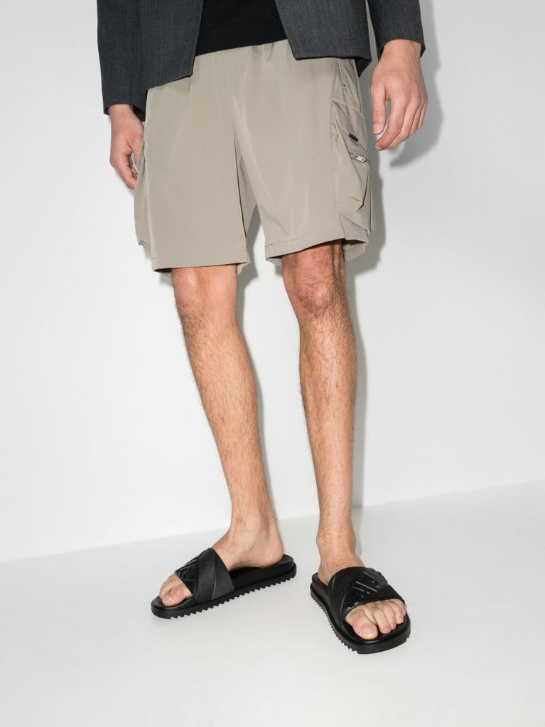 Black Ff Logo Pool Slides