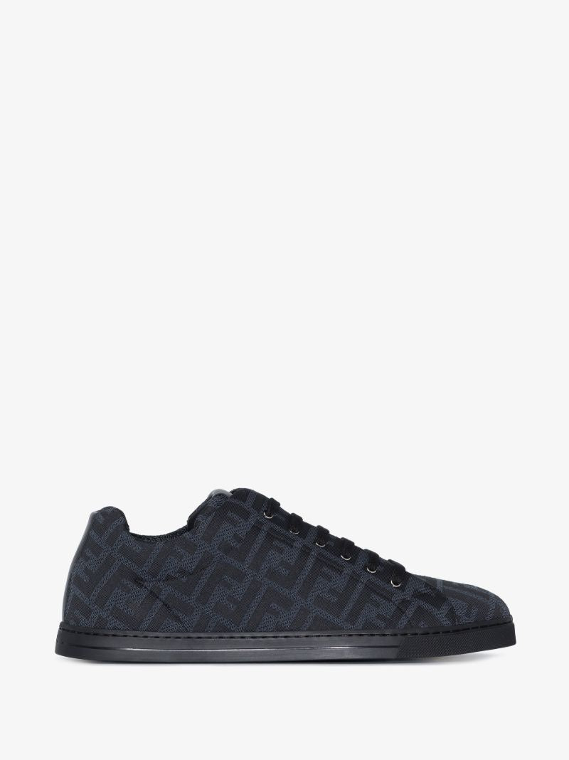 Black Ff Logo Sneakers