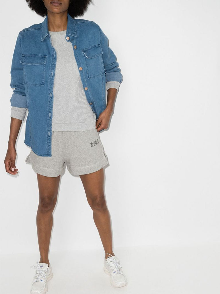 Grey Organic Cotton Shorts