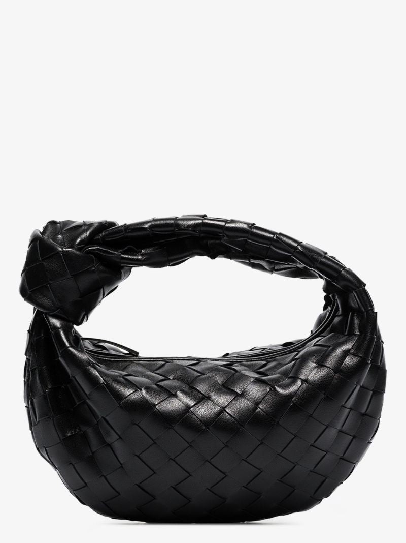 Black the Mini Jodie Leather Clutch Bag