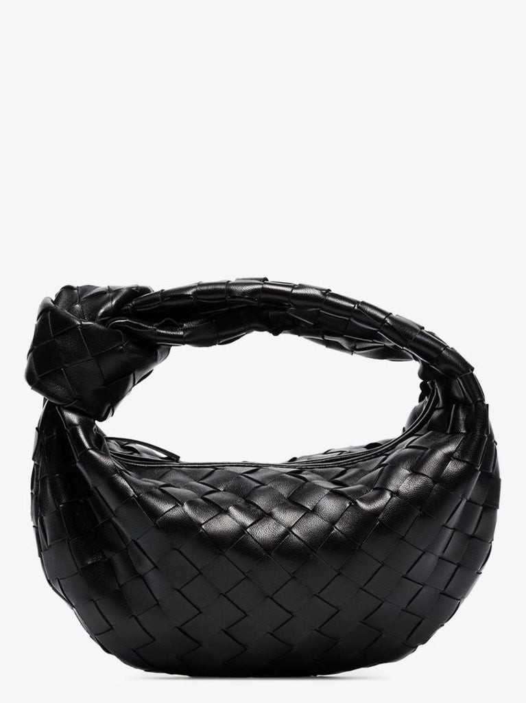 Black the Mini Jodie Leather Clutch Bag
