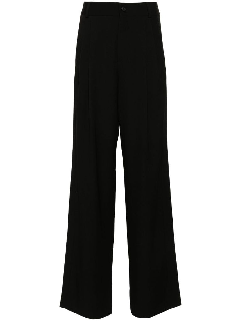 Black Wide-leg Trousers