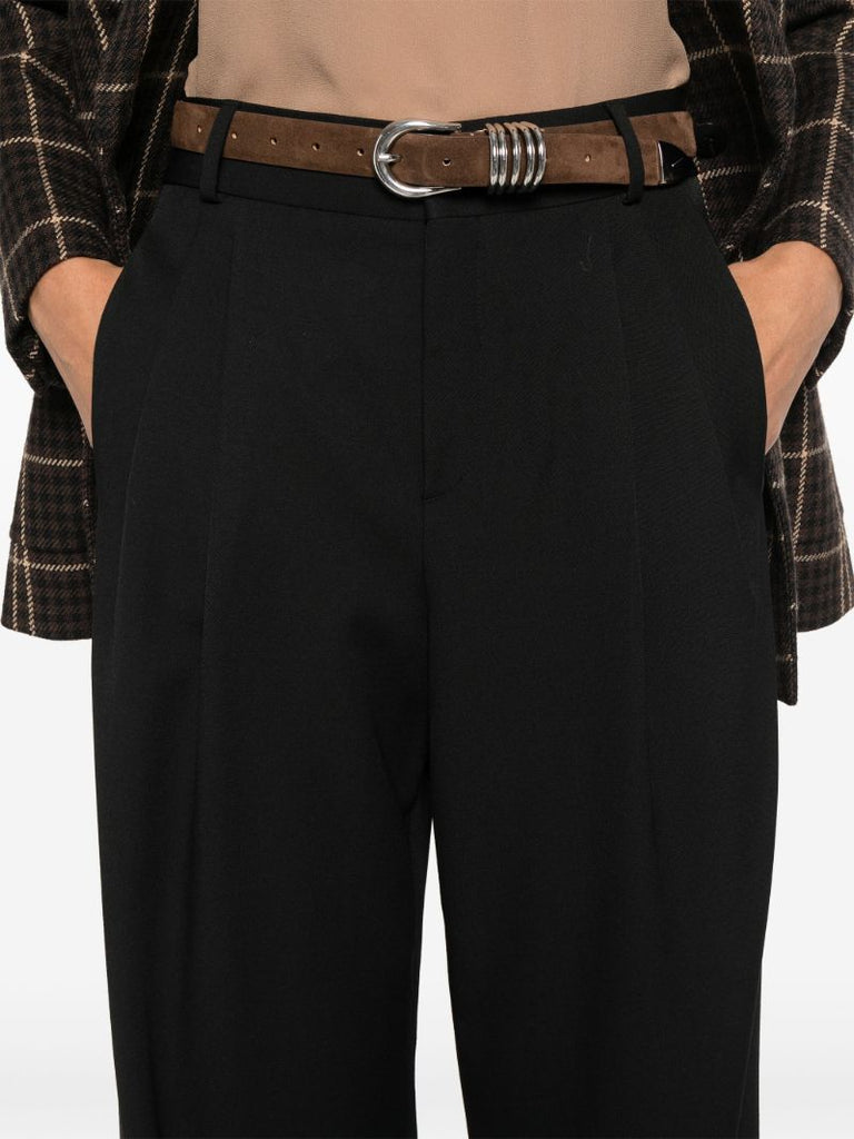 Black Wide-leg Trousers