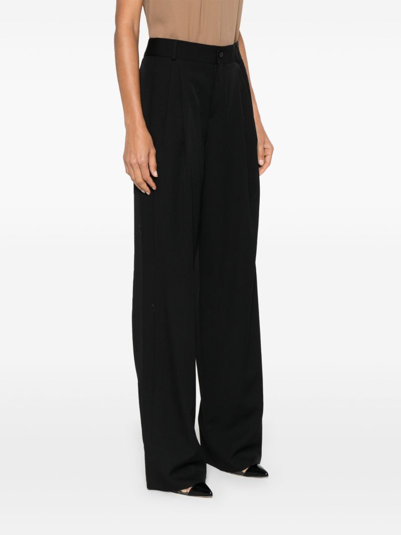 Black Wide-leg Trousers