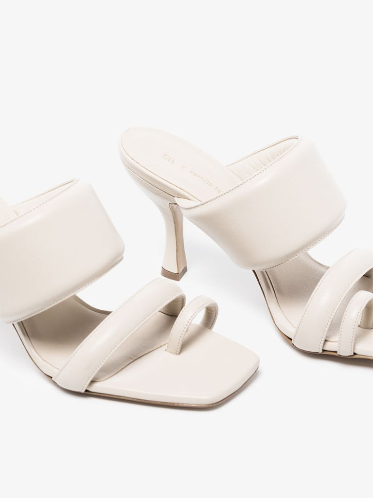 X Pernille Teisbaek Neutral Perni 03 80 Leather Sandals