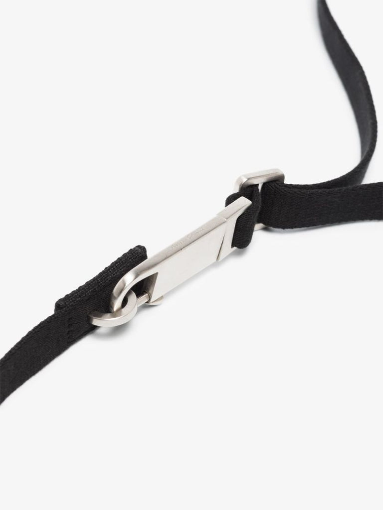 Black Disco Cotton Webbing Belt