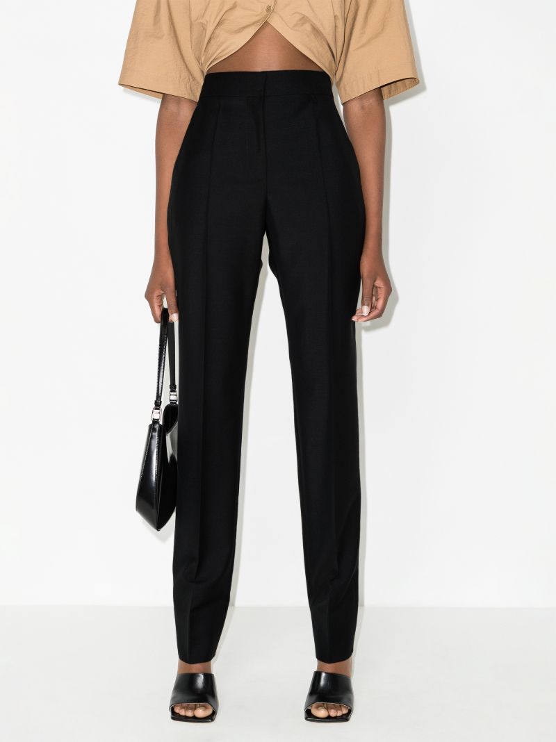 High Waist Tailored Trousers
