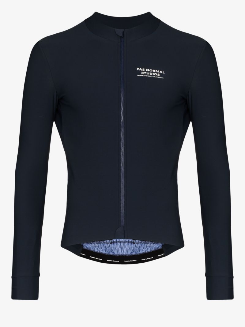 Blue Mechanism Cycling Jersey Top