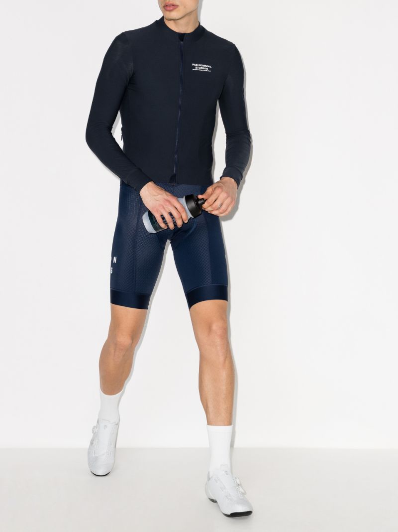 Blue Mechanism Cycling Jersey Top
