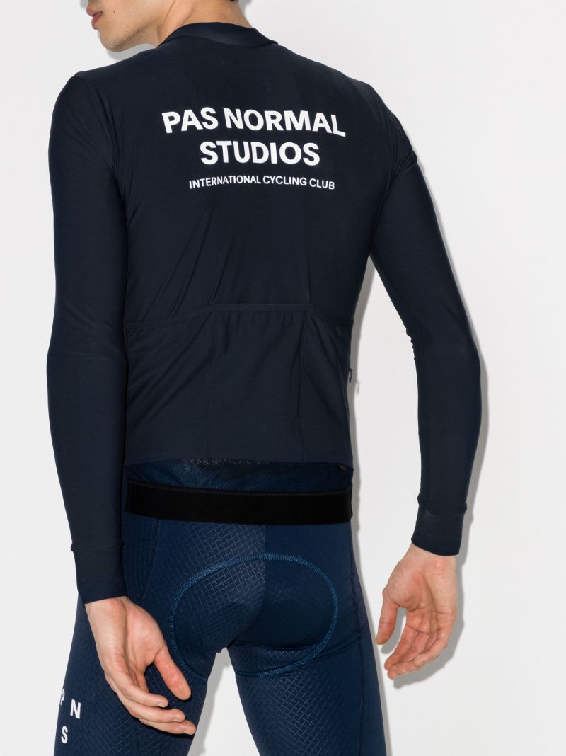 Blue Mechanism Cycling Jersey Top