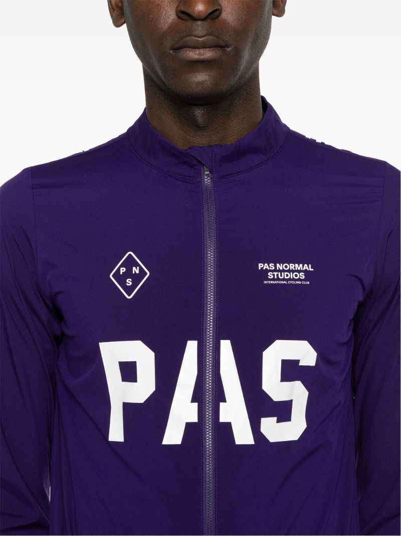 Purple Stow Away Cycling Jacket