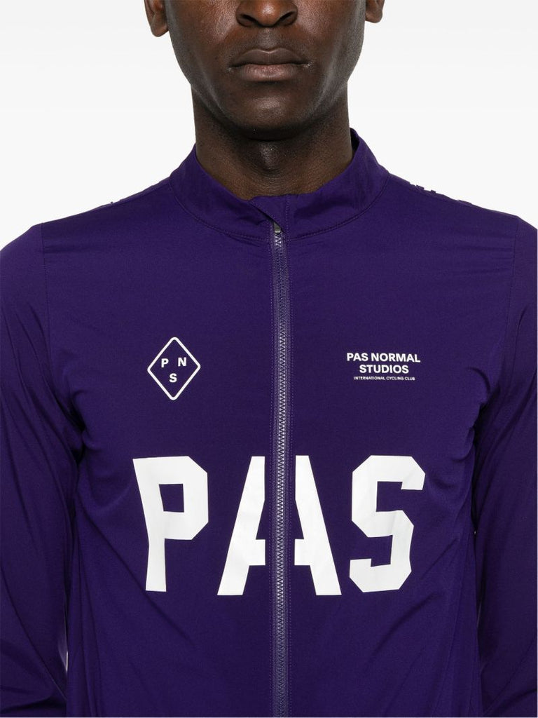 Purple Stow Away Cycling Jacket