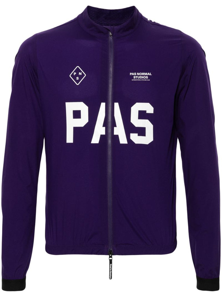 Purple Stow Away Cycling Jacket