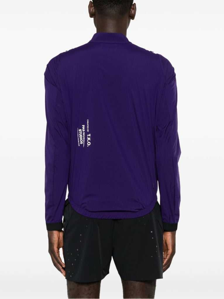 Purple Stow Away Cycling Jacket