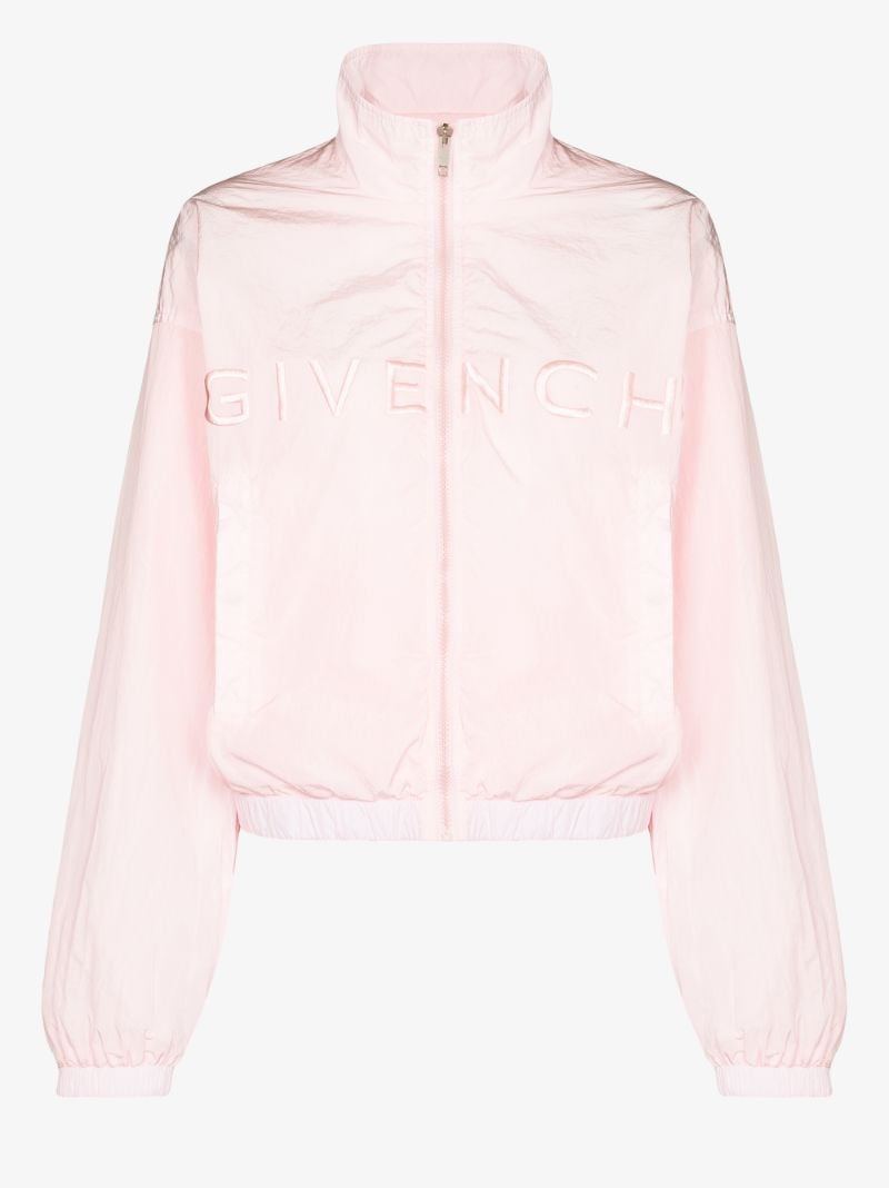 Logo Embroidered Shell Track Jacket