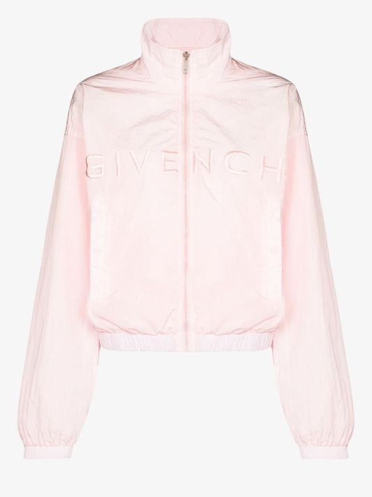 Logo Embroidered Shell Track Jacket
