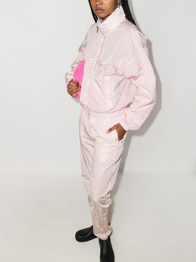 Logo Embroidered Shell Track Jacket