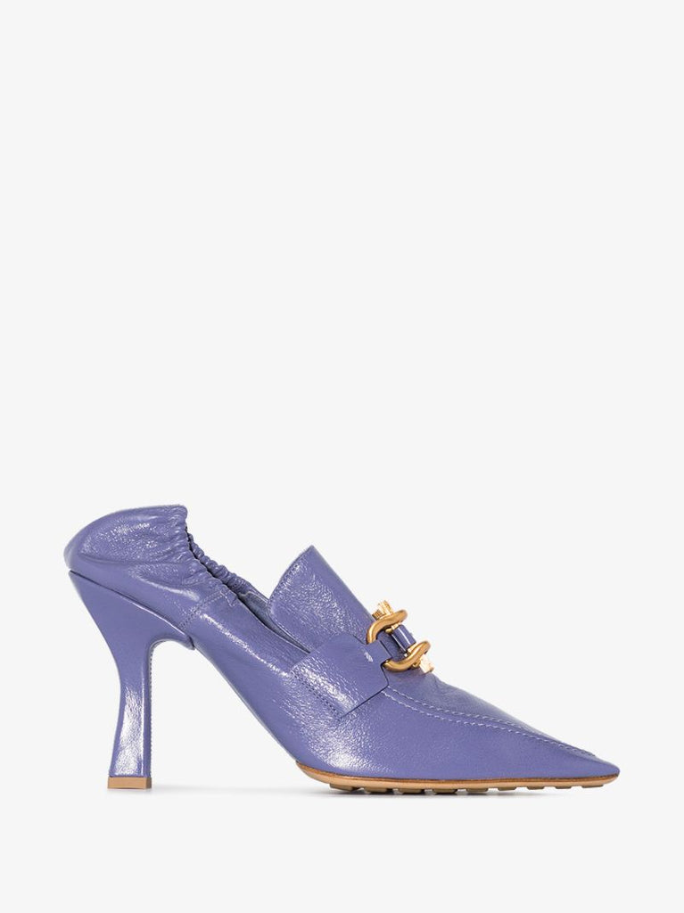 Purple the Madame 90 Leather Pumps