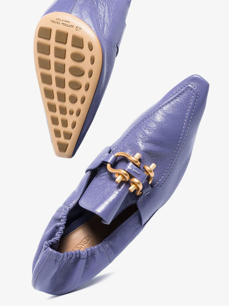 Purple the Madame 90 Leather Pumps