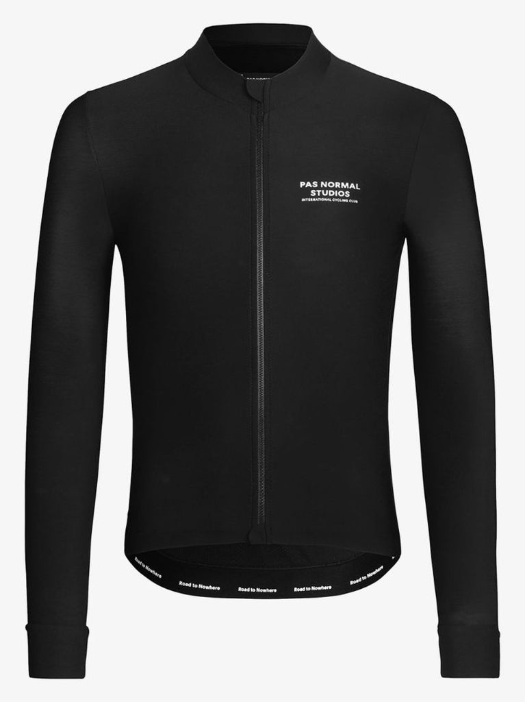 Black Mechanism Cycling Jersey Top