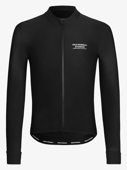 Black Mechanism Cycling Jersey Top