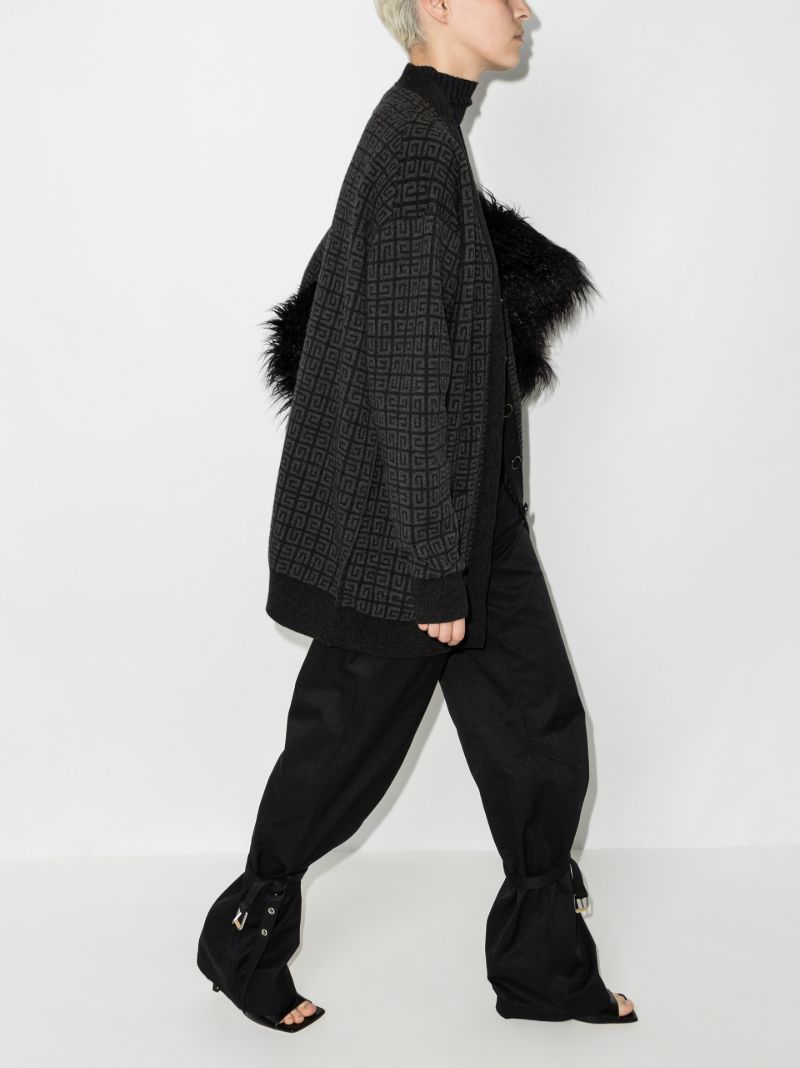 4g Logo Cashmere Cardigan