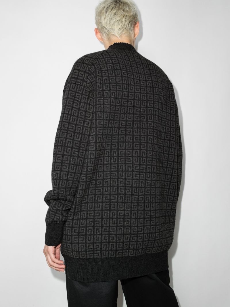 4g Logo Cashmere Cardigan