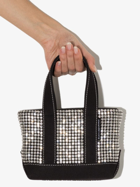 Black Cruiser Crystal Mini Tote Bag