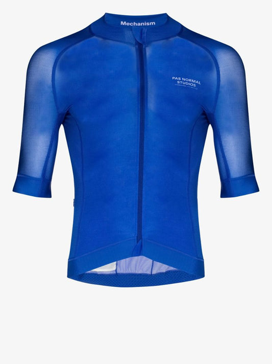 Blue Mechanism Cycling Jersey