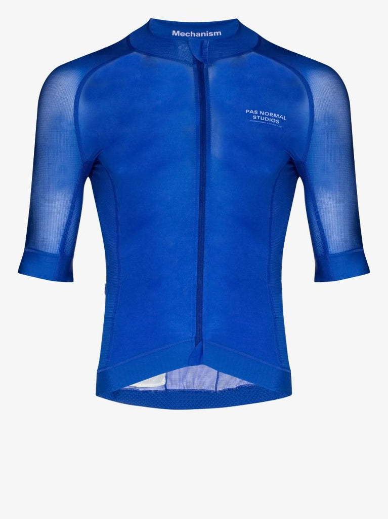 Blue Mechanism Cycling Jersey