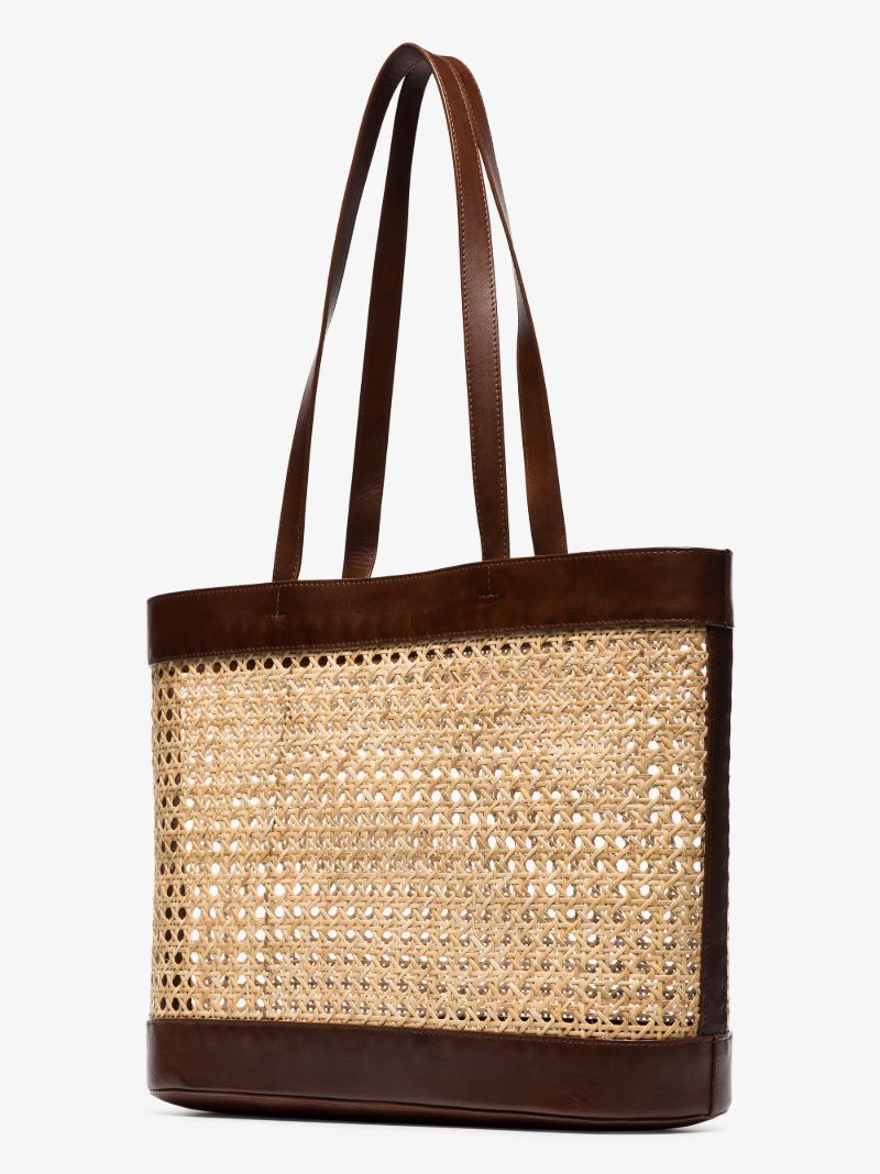Neutral Harper Large Tote Bag
