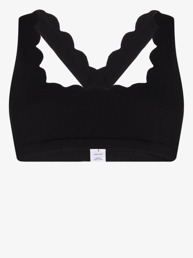 Serena Scalloped Sports Bra