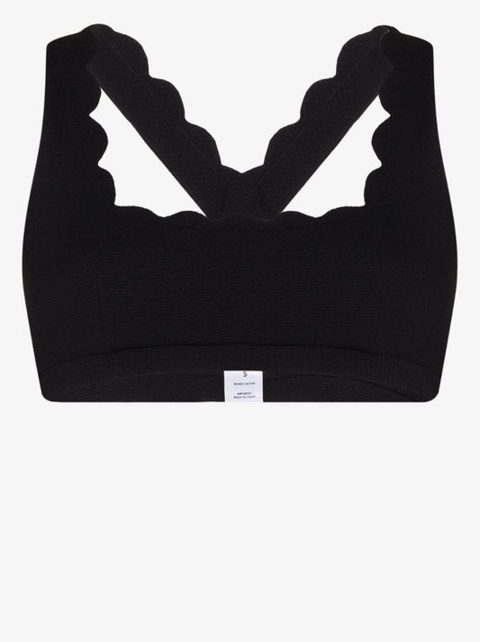 Serena Scalloped Sports Bra