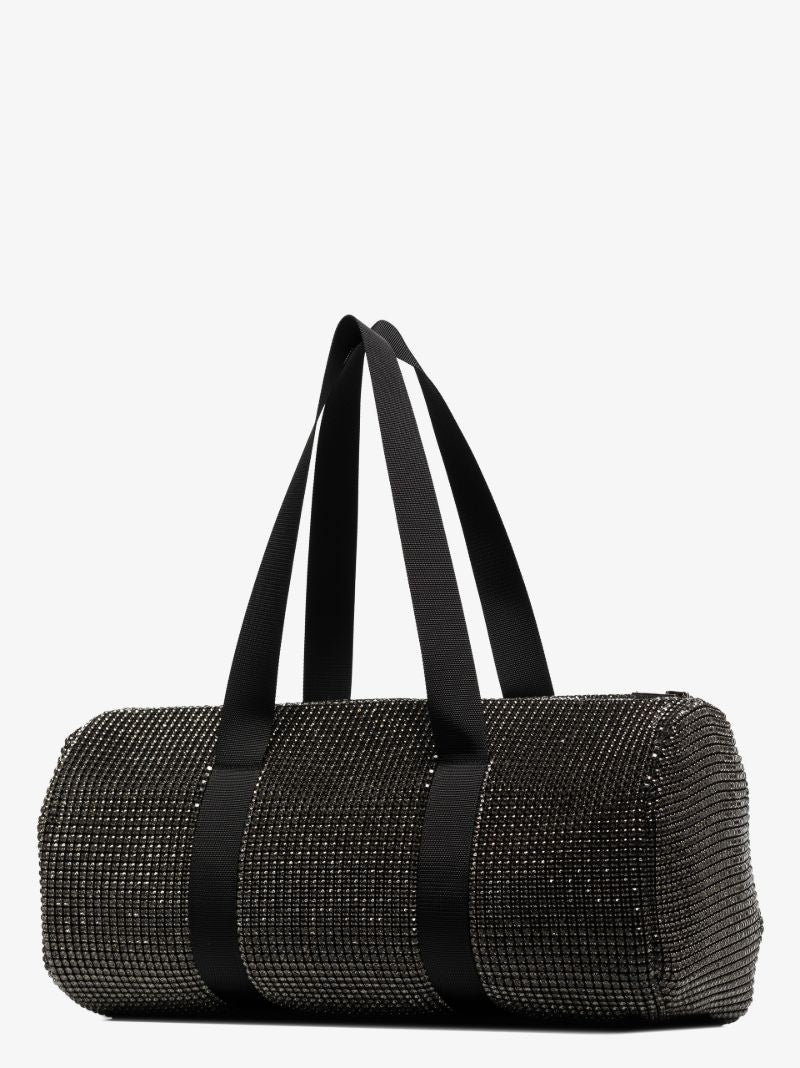 Black Cruiser Rhinestone Duffle Bag