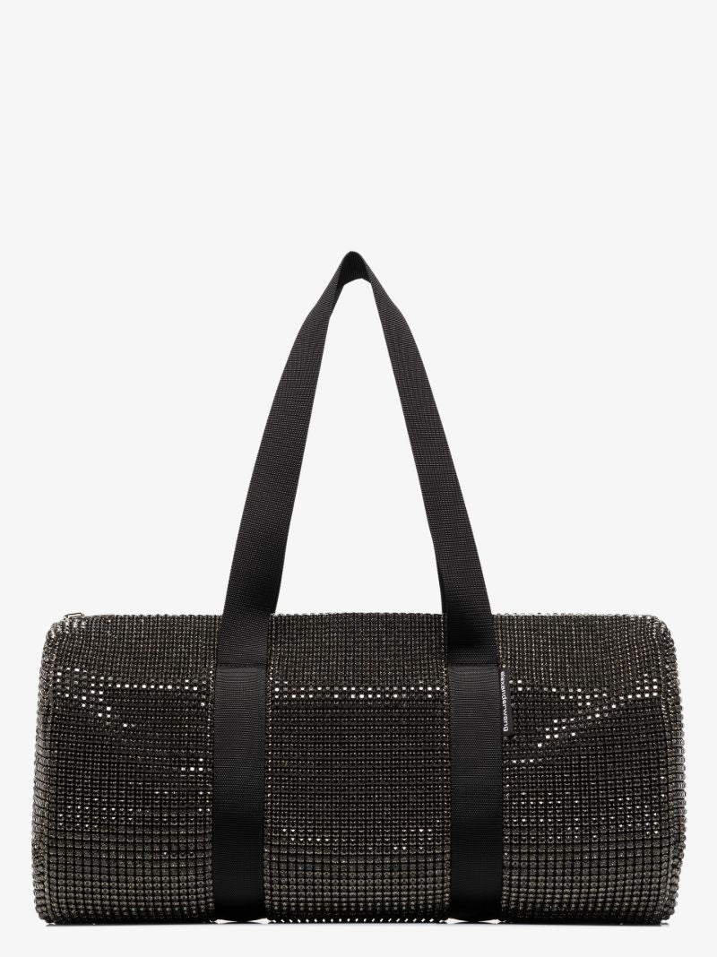 Black Cruiser Rhinestone Duffle Bag