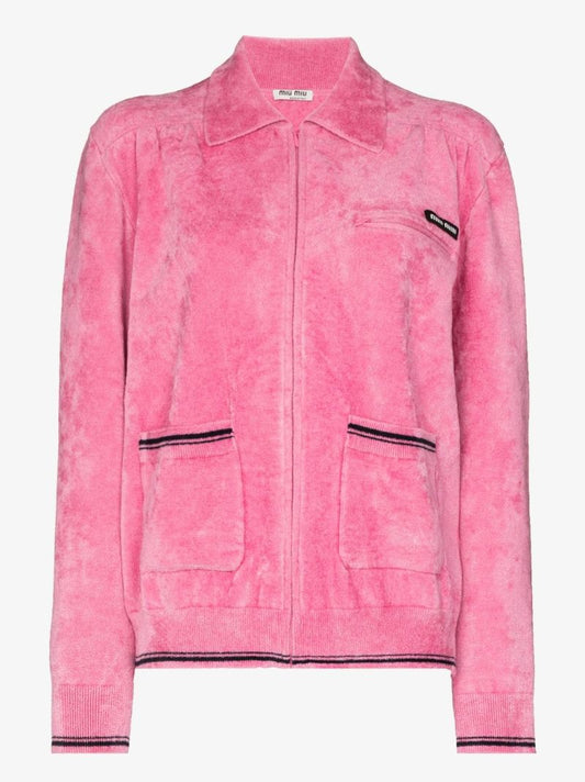 Zip-up Chenille Jacket