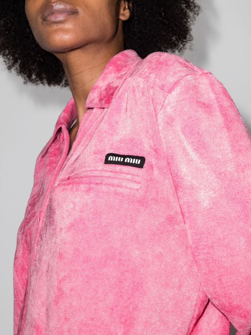 Zip-up Chenille Jacket