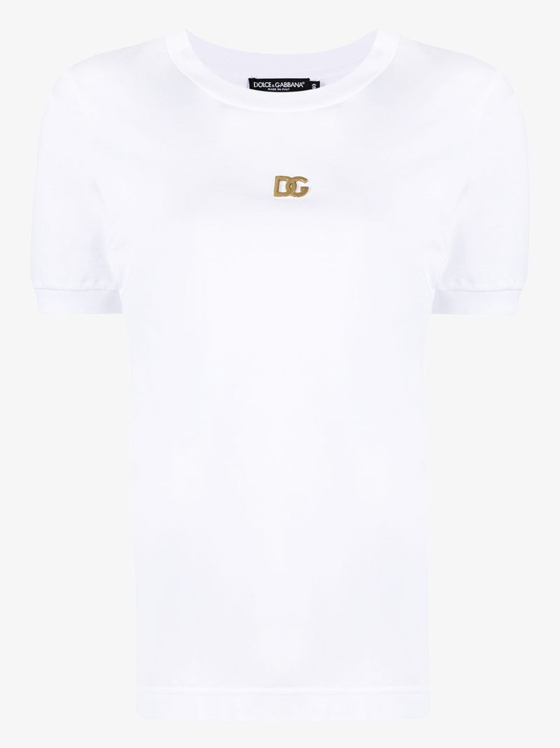 Logo Plaque Cotton T-shirt