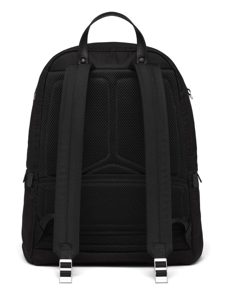 Black Re-nylon Logo Backpack