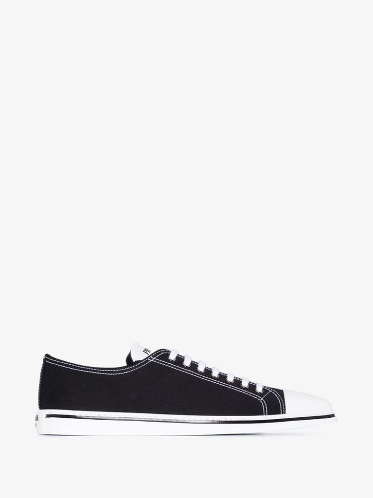 Black Synthesis Low Top Sneakers