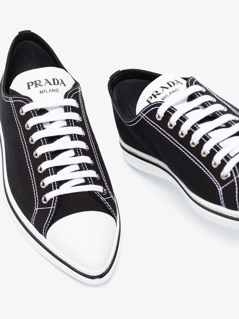 Black Synthesis Low Top Sneakers