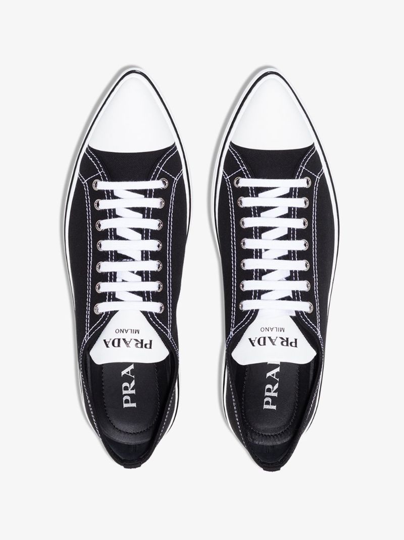 Black Synthesis Low Top Sneakers