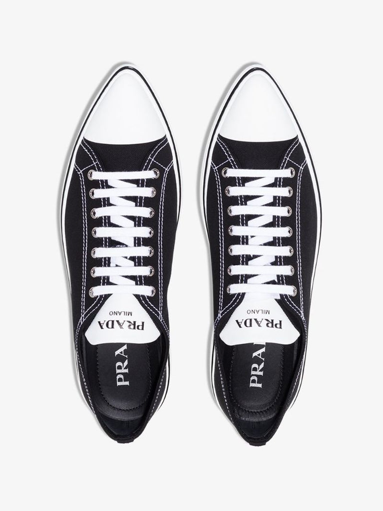 Black Synthesis Low Top Sneakers